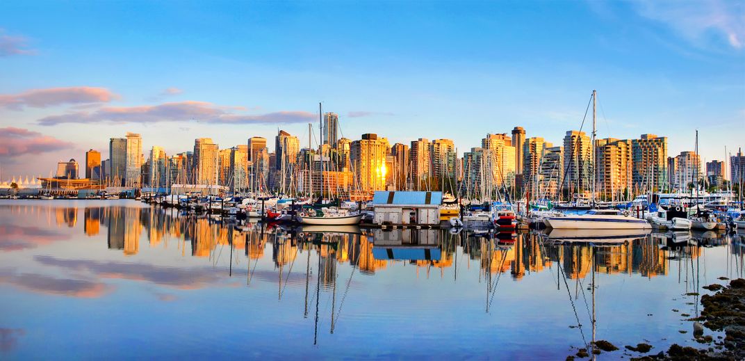 View of Vancouver's harbor