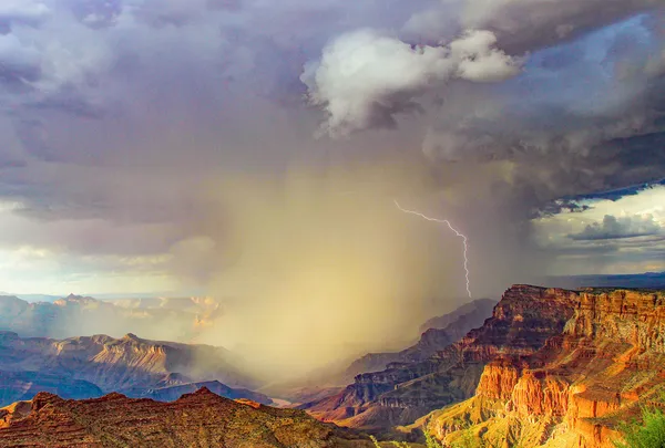 Lightning Strike South Rim Grand Canyon thumbnail