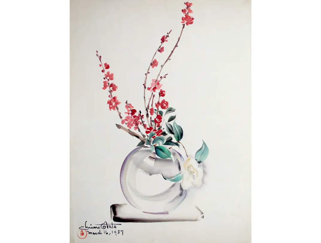 Untitled, (Ikebana in Glass Vase), 1937