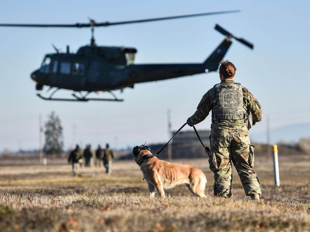 preparing for UH-1N Huey training