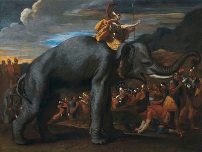 Carthaginian general Hannibal is legendary for bringing tens of thousands of soldiers, cavalrymen, and thousands of horses, mules and African elephants through the Alps during the Second Punic War.