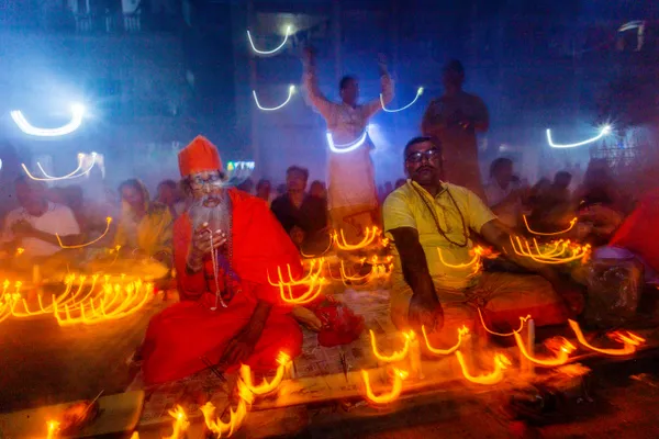 Celebrating Traditional Rakher upobas festival in Bangladesh. thumbnail