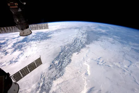 Expedition 50 Flight Engineer Thomas Pesquet of the European Space Agency photographed the Rocky Mountains from his vantage point in low Earth orbit aboard the International Space Station. 