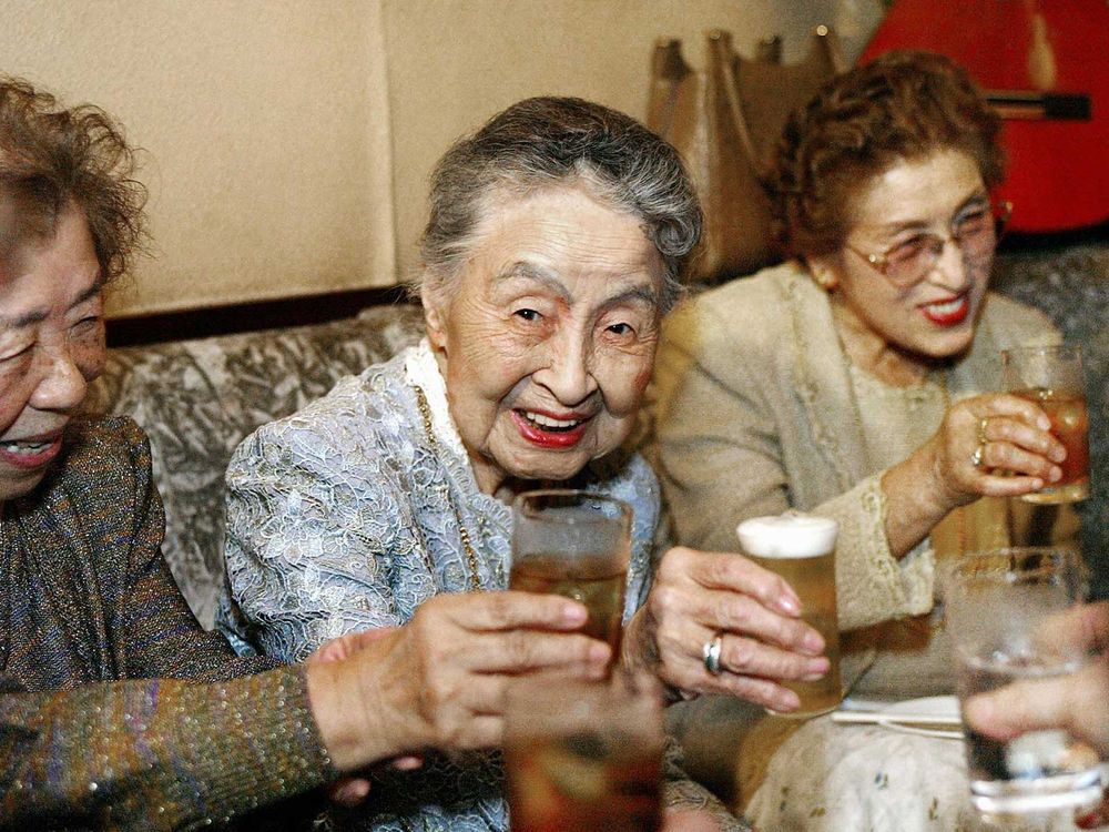 101-Year-Old Woman at Birthday Party
