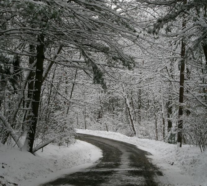 Snow Covered Country Road. | Smithsonian Photo Contest | Smithsonian ...