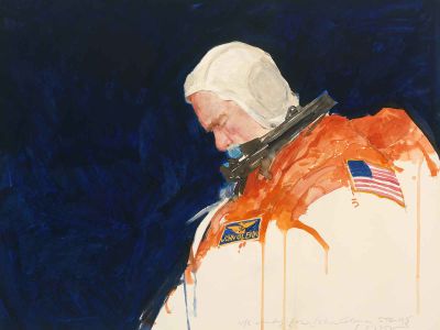 John Glenn by Henry C. Caselli, Jr., 1998 is in the collections of the Smithsonian's National Portrait Gallery.