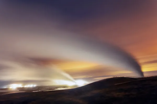 Natural Geothermal Vent at Dusk thumbnail