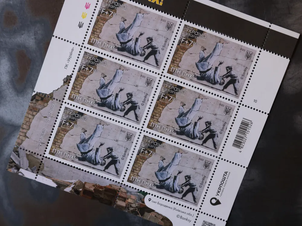 Banksy stamps