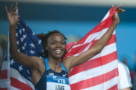 Chaunté Lowe, who placed sixth in the high jump in the 2008 Beijing Games, is now a bronze medalist