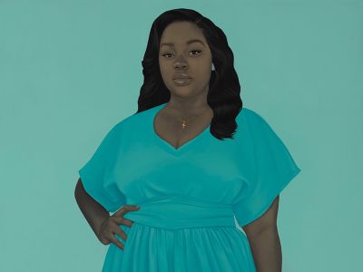 Amy Sherald's posthumous portrait of Breonna Taylor serves as the Louisville show's focal point. 