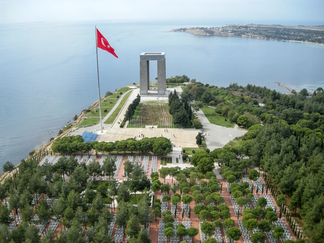 World War I Memorial along the Dardanelles
