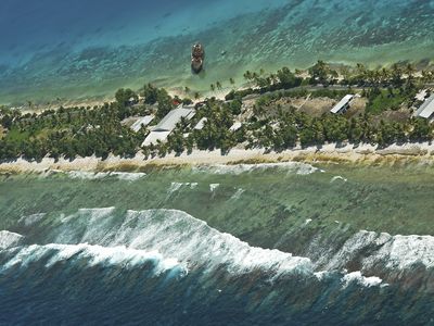 The world's first climate refugees hail from Tuvalu, a Polynesian island nation. 