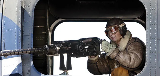 Jamie Stowell the sole female cadet enjoyed her turn at a 50 caliber machine gun Im not a gun nut she says But oh my God Its just astonishing power