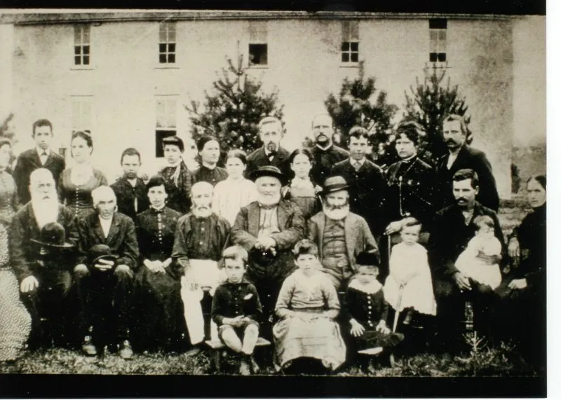 A historic photograph of Icarian colonists