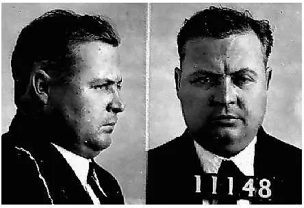 D.C. Stephenson’s mug shot. From “The Dragon and the Cross.”