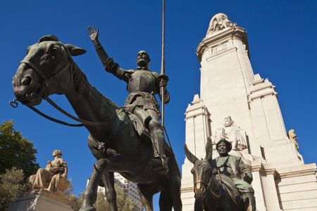 Monument to Cervantes in Madrid