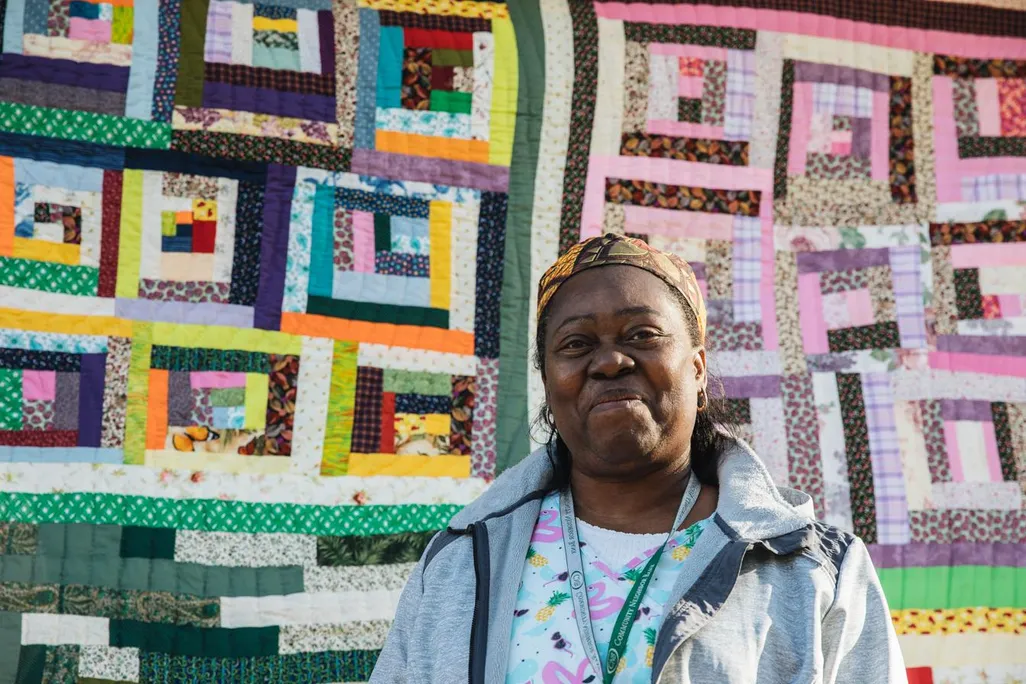Gee's Bend quilter Doris Pettway Mosely