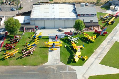 A memorable gathering at the Allen Airways Flying Museum.