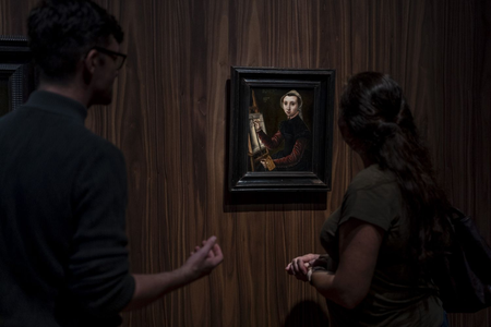 Catharina van Hemessen's 1548 self-portrait is on view in a new exhibition in Antwerp, Belgium.