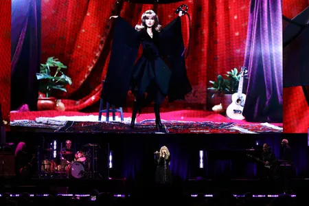 Nicks revealed the Barbie version of herself during her concert at Madison Square Garden on Sunday.
