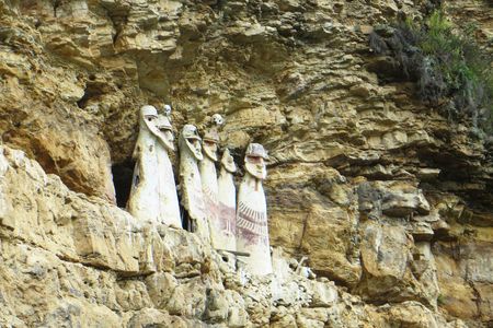 The body-shaped sarcophagi of Karajía contained the remains of high-ranking Chachapoya ancestors.