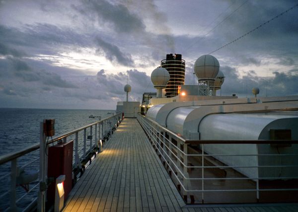 The ship's deck at dawn thumbnail