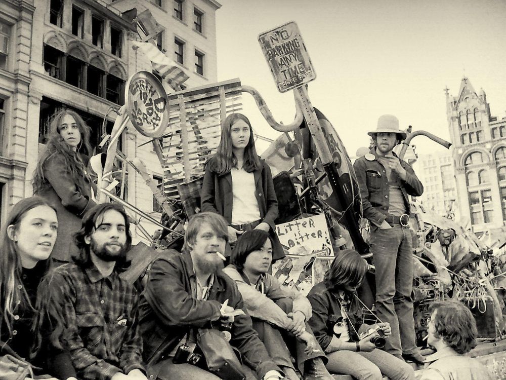 Demonstrators on the first Earth Day, Union Square, New York, April 22, 1970.jpg