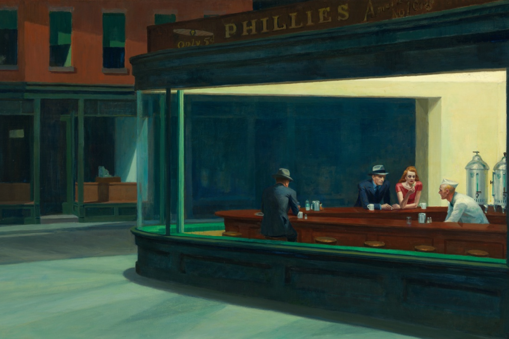 Edward Hopper's Nighthawks​​​​​​​, 1942