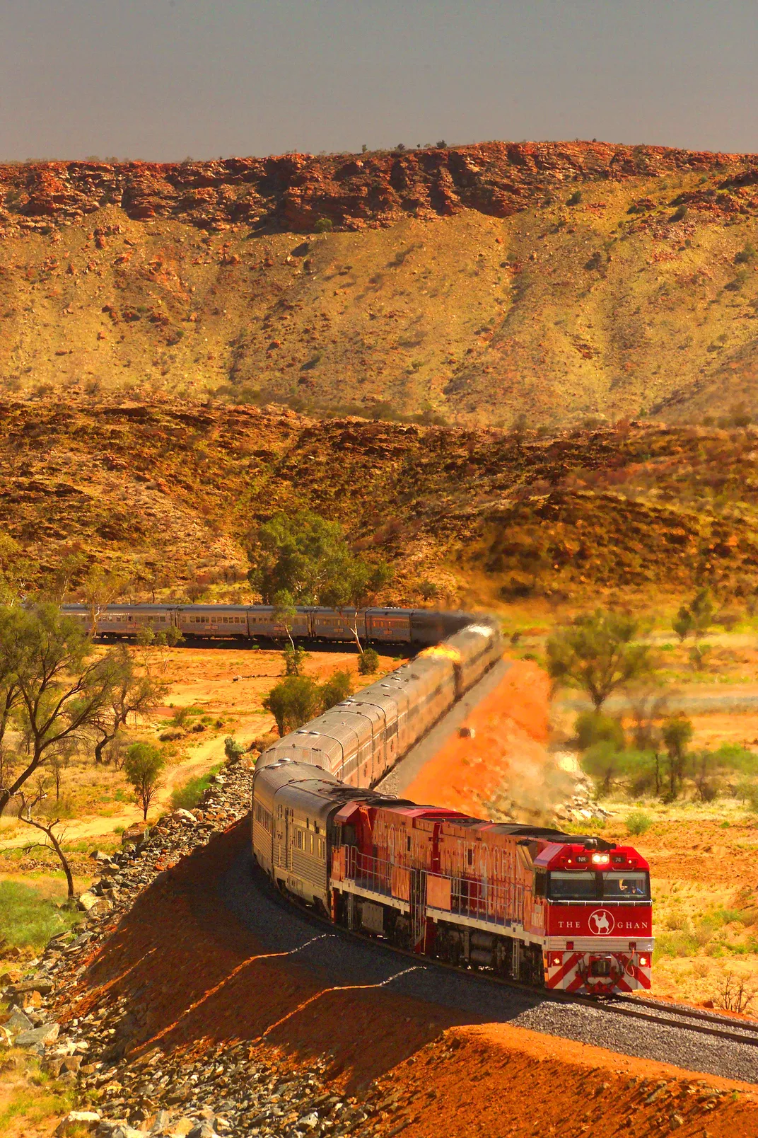 The Ghan, Central Australia