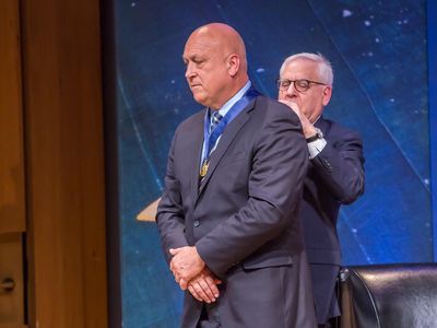 On Tuesday night, Cal Ripken Jr. received the Smithsonian Great Americans medal recognizing lifetime contributions that embody American ideals and ideas