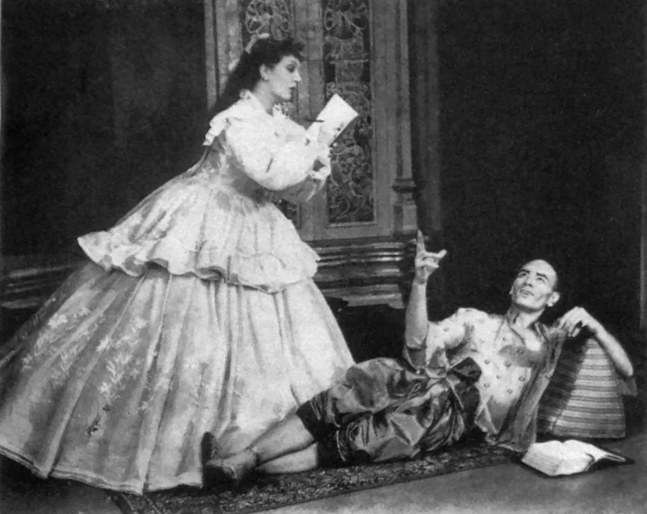 Lawrence and Brynner in The King and I​​​​​​​