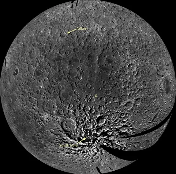 The Moon’s South pole