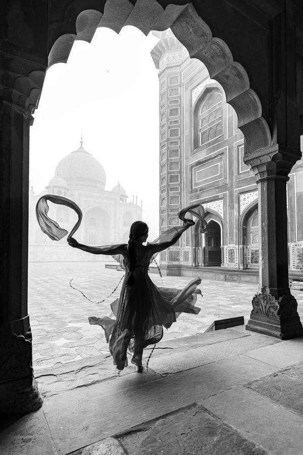 Dancing At Taj Mahal thumbnail