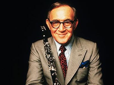 Goodman played the clarinet even "during the commercial breaks of the World Series," according to one of his daughters.