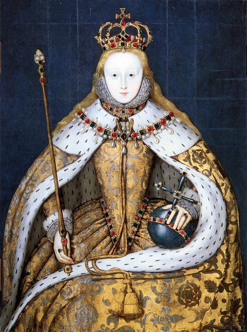 Elizabeth I in her coronation robes