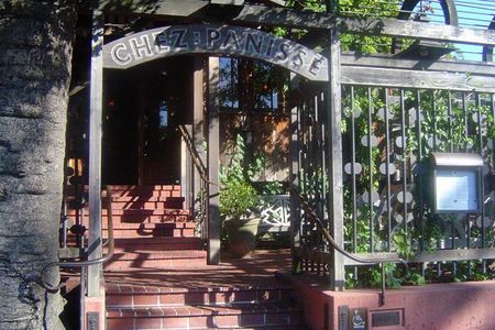 The entrance to Chez Panisse in Berkeley, California.