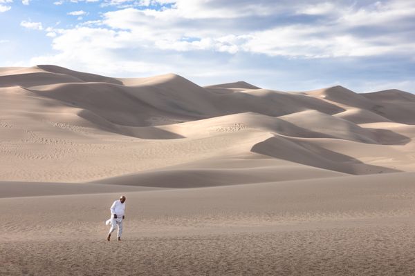 Shifting dunes and sandy toes. thumbnail