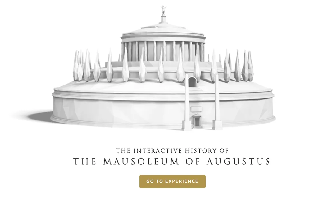 Virtual rendering of Augustus' mausoleum