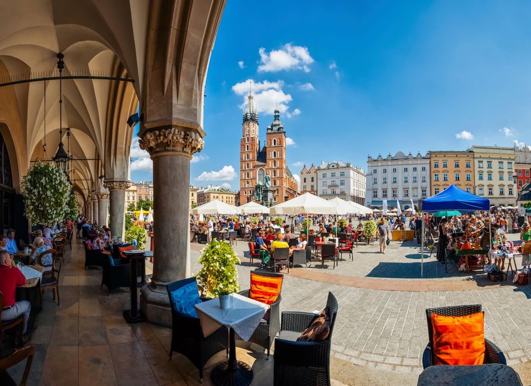 Kraków's engaging main square