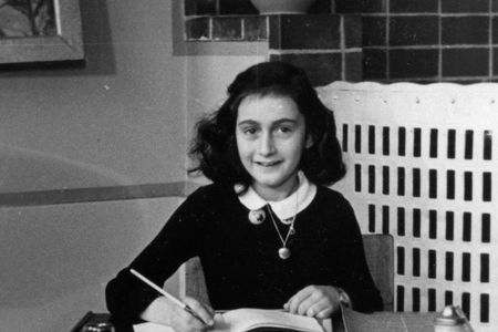 Anne Frank in 1940, four years before her arrest and deportation.