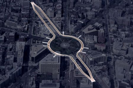 A map of the Dupont Underground site.