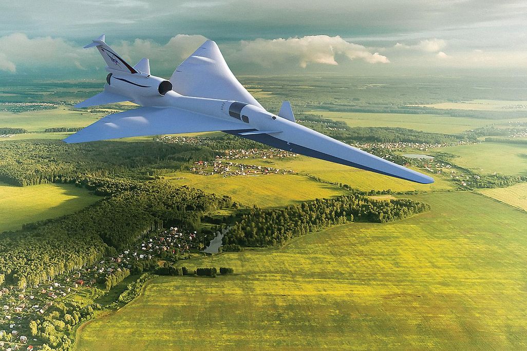 Artist’s conception of the X-59 QueSST