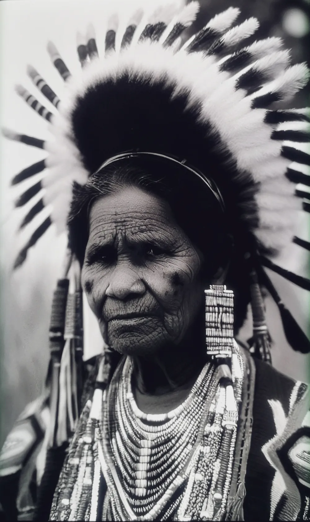 One of the representatives of the tribe of Indians living in the jungles of Chile.