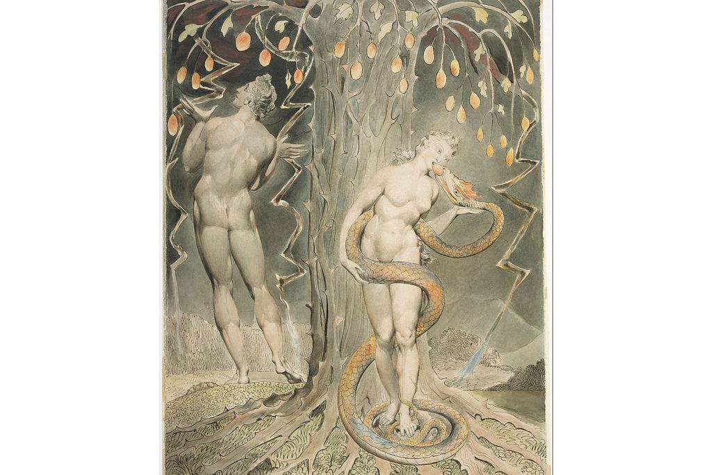 William_Blake_-_The_Temptation_and_Fall_of_Eve_(Illustration_to_Milton's__Paradise_Lost_)_-_Google_Art_Project.jpg