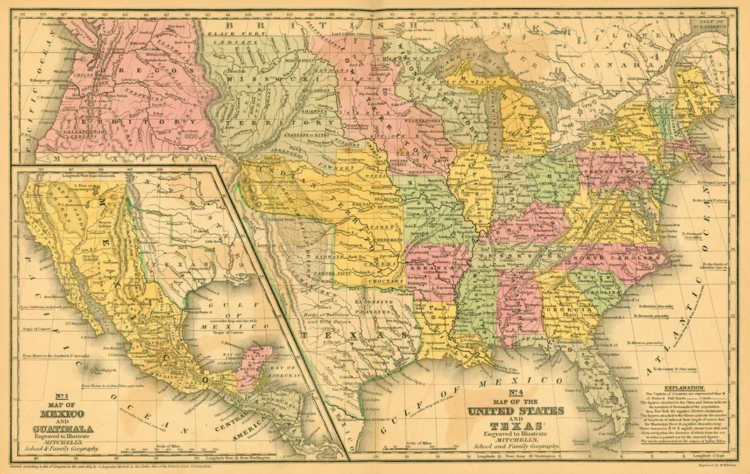 Perry Castaneda Historical Maps For More Than 150 Years, Texas Has Had The Power To Secede…From Itself |  History| Smithsonian Magazine