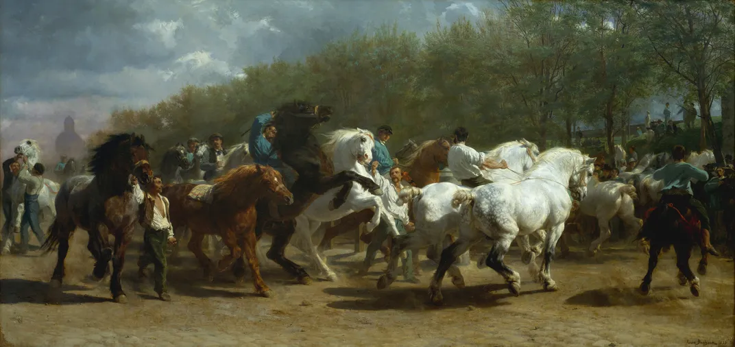 Bonheur's The Horse Fair painting