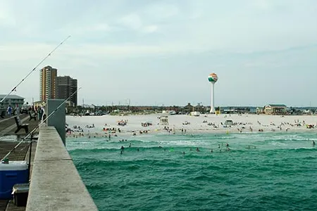 Pensacola, its anchorage first admired by the Spanish 450 years ago.  In 1686, Spanish navigator Juan Jordán described Pensacola's bay as "the best I have ever seen."