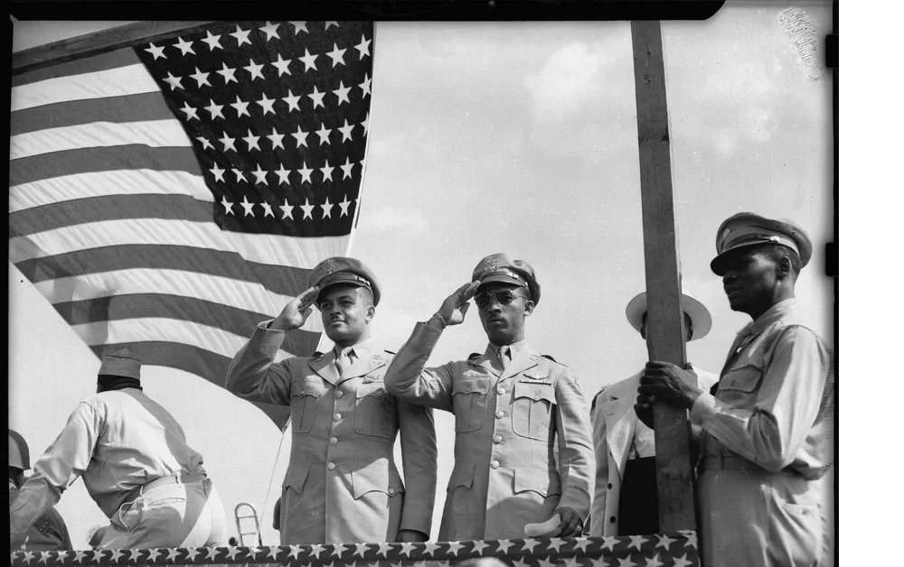 Two men wearing U. S. Army uniforms (social)