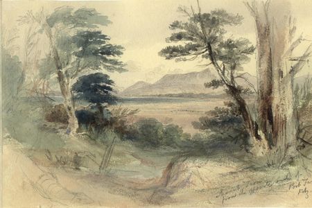 The day Darwin climbed Patagonia’s Mount Tarn, Conrad Martens painted it from across the bay.