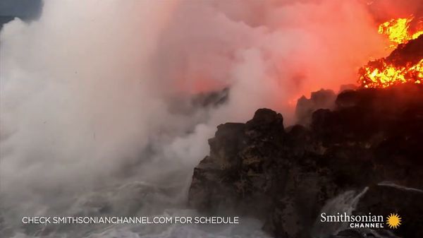 Preview thumbnail for Lava From Kilauea Reaches the Ocean